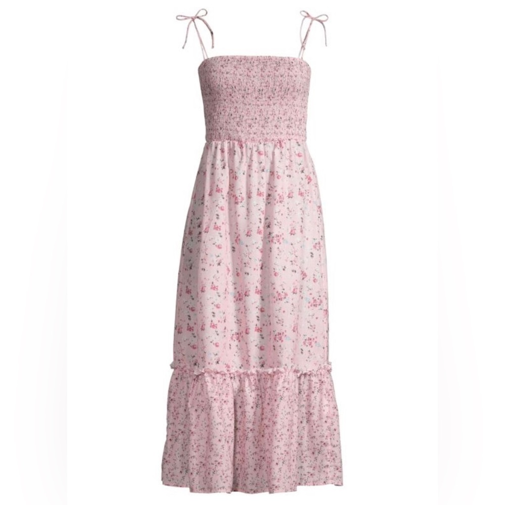 70/21 Floral-Smocked Sundress